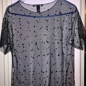 Mesh crop top